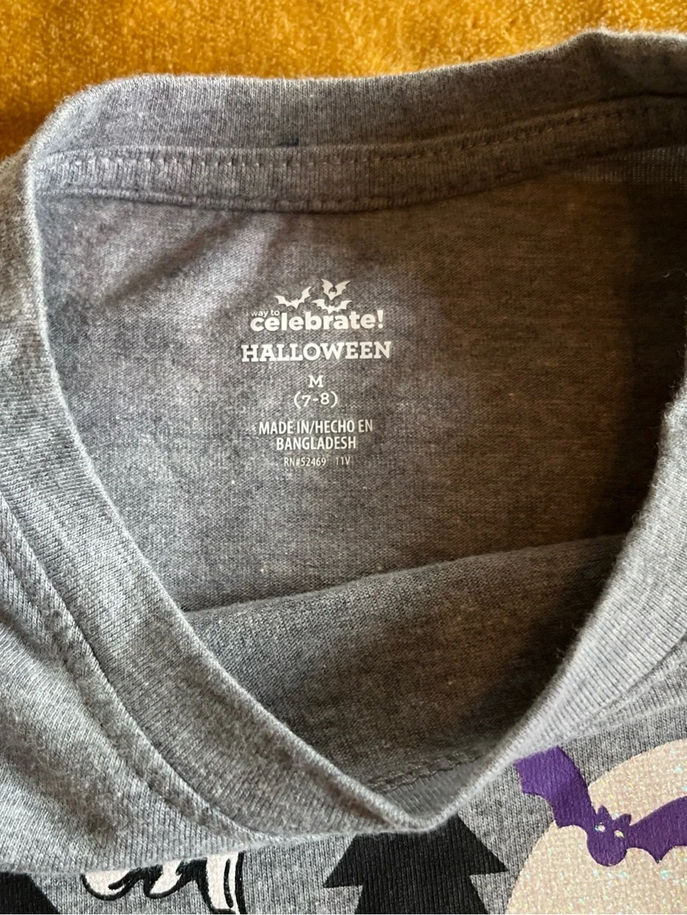 Halloween T-shirts Leggings Lot of 4 Girls 7/8 Mixed Brands Old Navy Party
